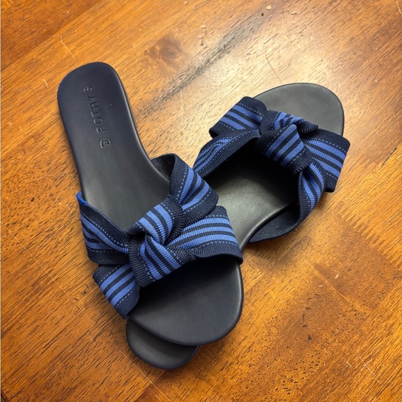 Rothy's Women's Blue Slide Sandals worn once great condition - Picture 3 of 5